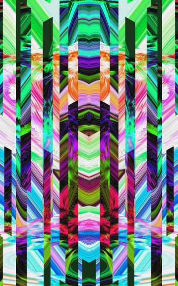 422762-原创时尚多维空间天空之城祥云万丈条