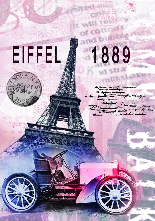 埃菲尔铁塔.印花华亿平台图片