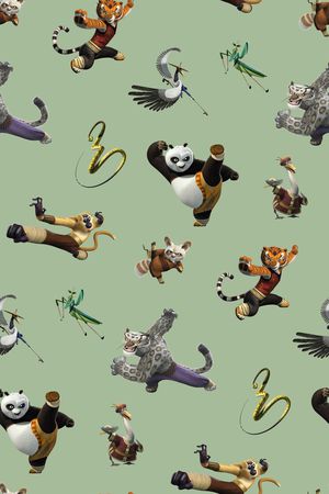 功夫熊猫印花华亿平台图片