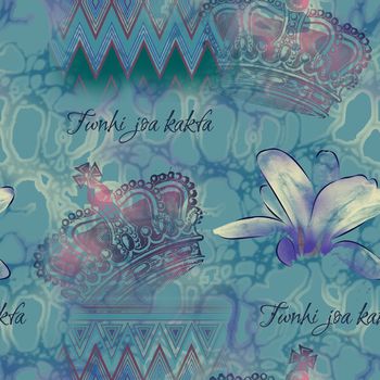 百合花印花华亿平台图片