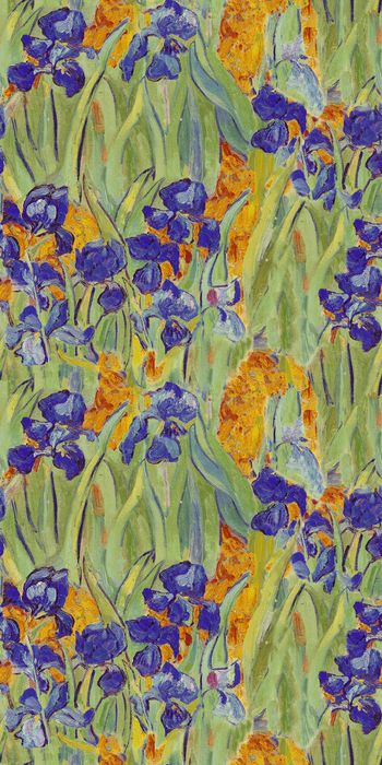 花草 油画印花华亿平台图片