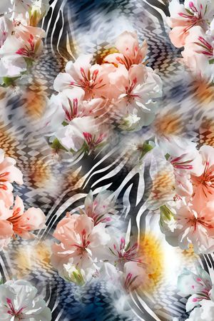 动物纹理印花华亿平台图片