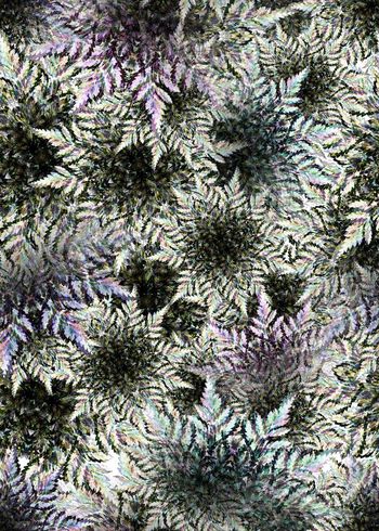 422866-数码抽象树叶 机理 原创 创意圆形