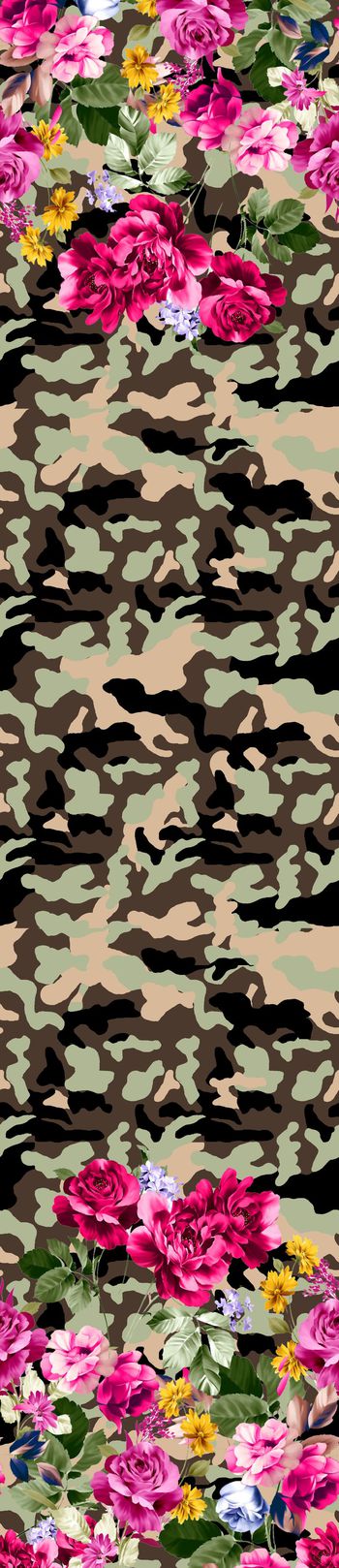 422870-女装昵彩花朵双边定位花