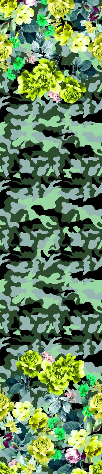 422872-昵彩花朵双边定位花