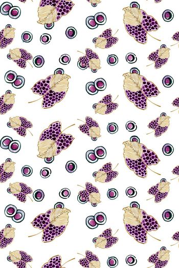 422975-个性简约大牌豹纹手绘树叶数码印花