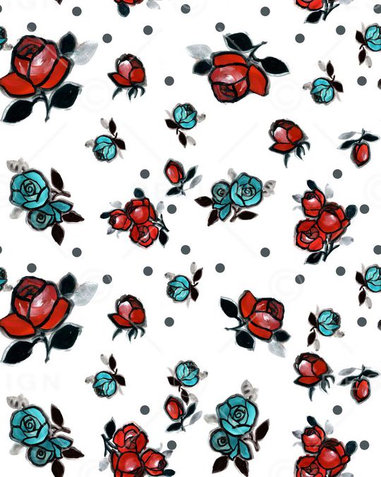 波点印花华亿平台图片