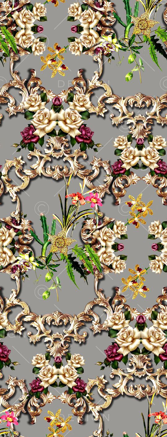 花纹印花华亿平台图片