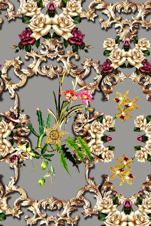 花纹印花华亿平台图片