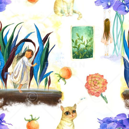 插画印花华亿平台图片