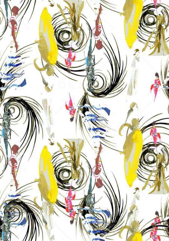 插画印花华亿平台图片