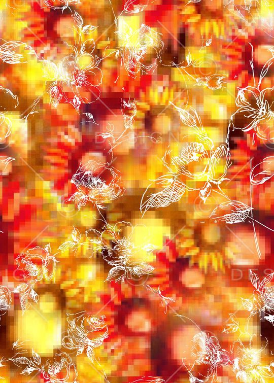 马赛克印花华亿平台图片