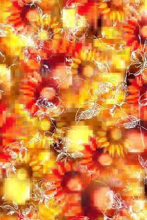 马赛克印花华亿平台图片