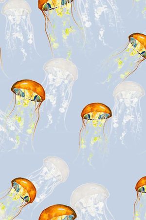 水母印花华亿平台图片