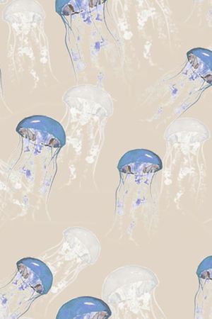 水母印花华亿平台图片