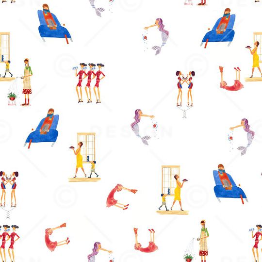 可爱印花华亿平台图片