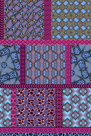 动物纹印花华亿平台图片