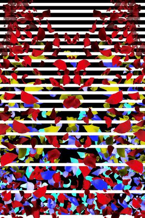 花瓣印花华亿平台图片