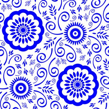 青花瓷印花华亿平台图片