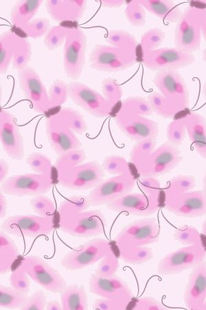 蝴蝶印花华亿平台图片