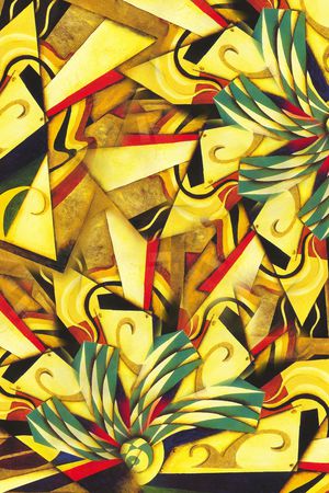 抽象印花华亿平台图片