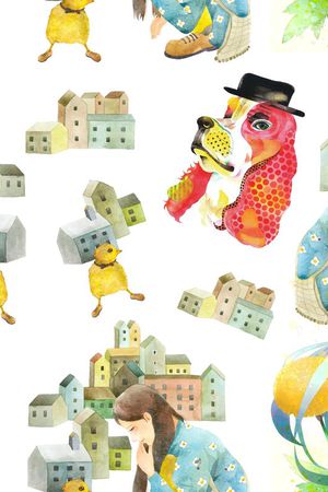 可爱印花华亿平台图片