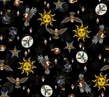 423165-个性男女装插画数码印花