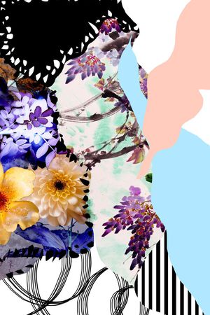 抽象印花华亿平台图片