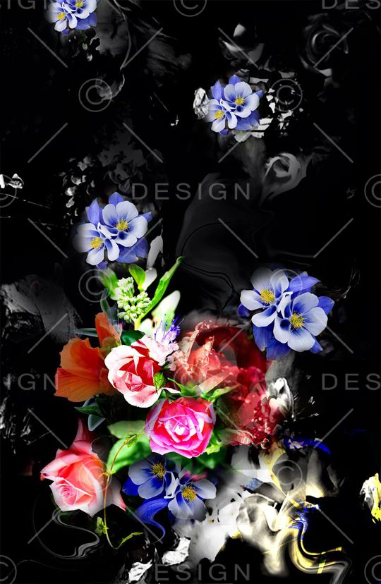 抽象印花华亿平台图片