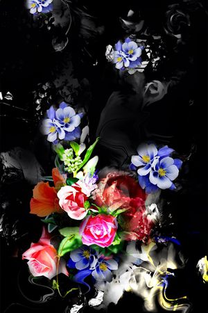 抽象印花华亿平台图片