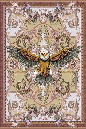 复古印花华亿平台图片