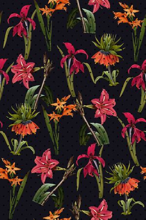 几何星点印花华亿平台图片