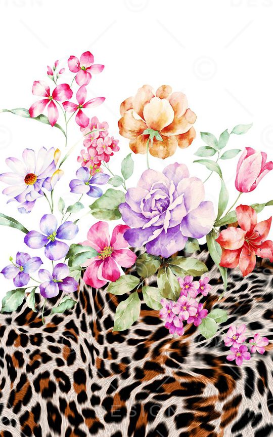 豹纹印花华亿平台图片