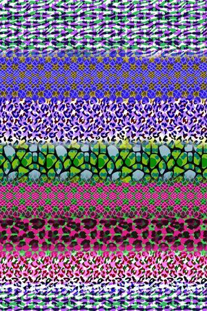 动物纹印花华亿平台图片