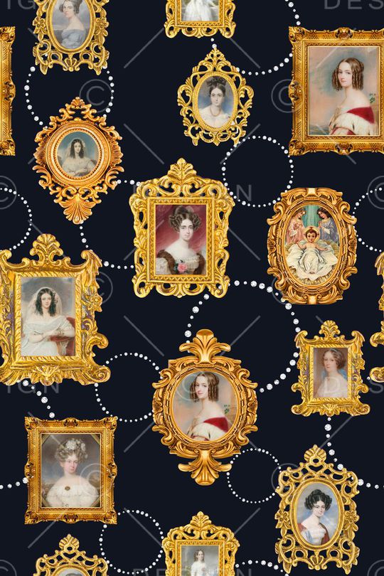 复古印花华亿平台图片