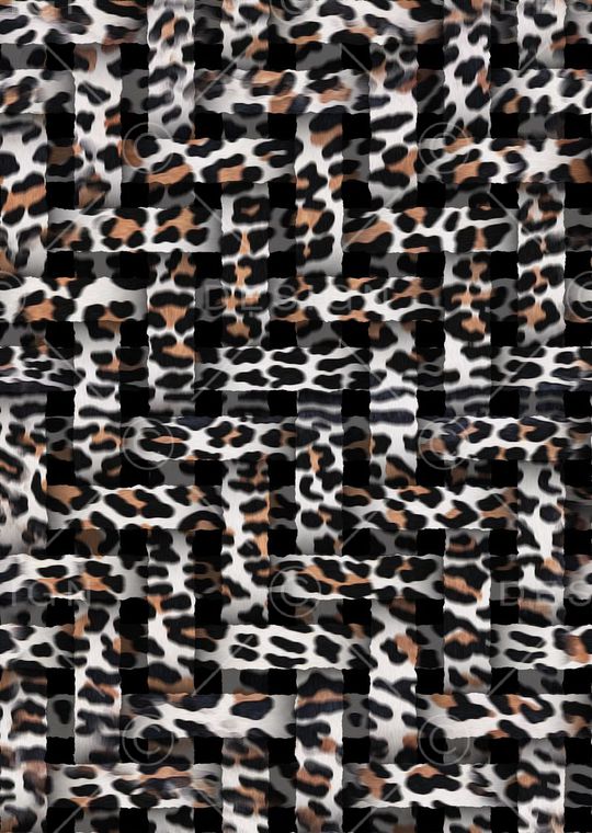 豹纹印花华亿平台图片