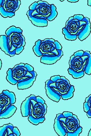 蓝花印花华亿平台图片