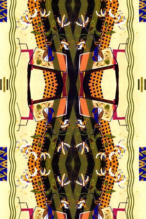 抽象印花华亿平台图片