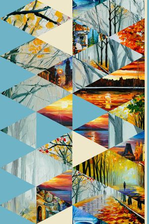 复古印花华亿平台图片