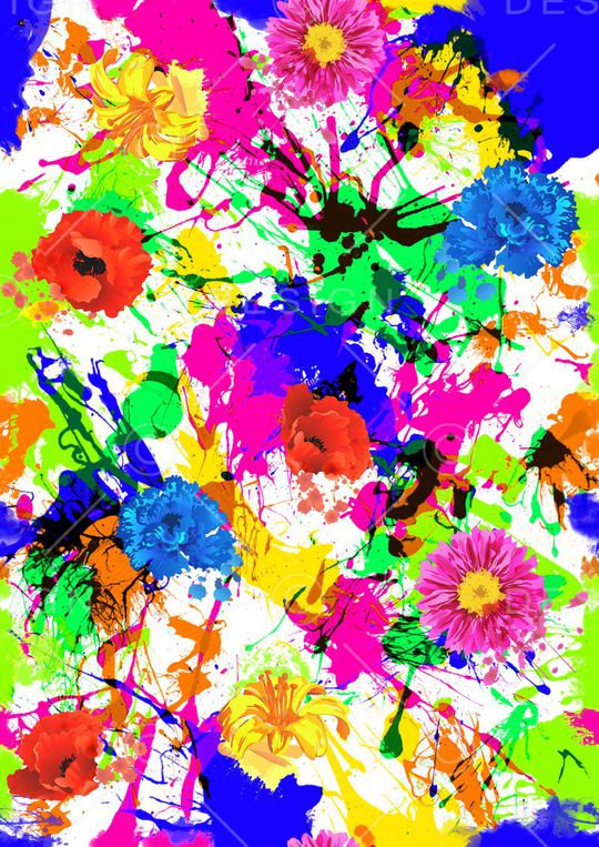 笔触印花华亿平台图片