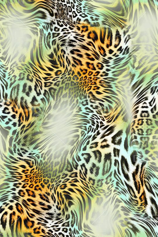 豹纹印花华亿平台图片