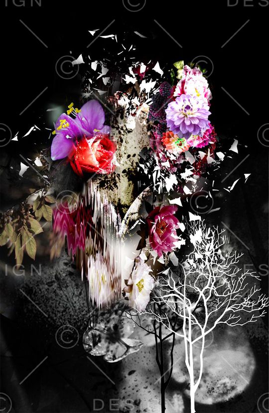 抽象印花华亿平台图片