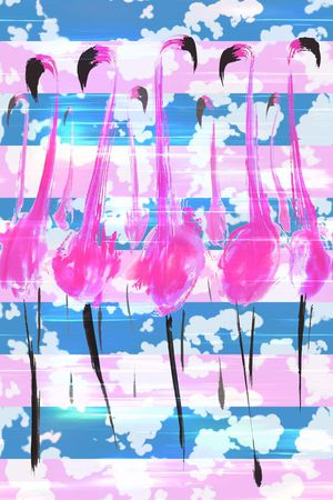 现代 趣味印花华亿平台图片