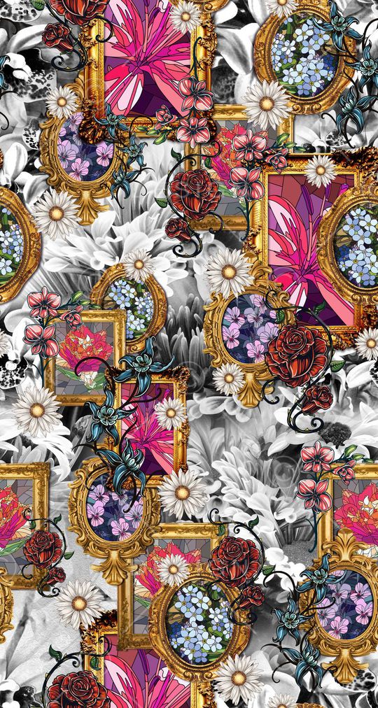 相框印花华亿平台图片