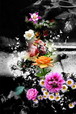 抽象印花华亿平台图片