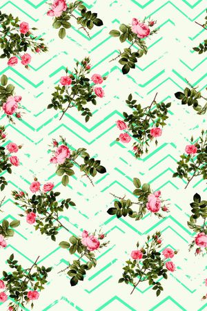 几何印花华亿平台图片