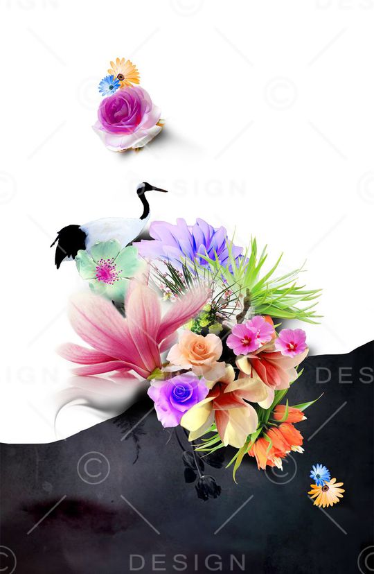 中国风印花华亿平台图片