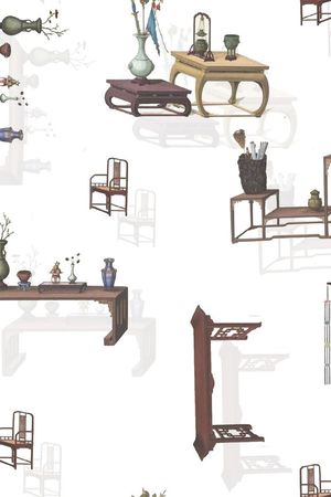 复古印花华亿平台图片