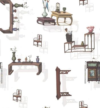 423740-简约古典桌椅时尚华亿平台