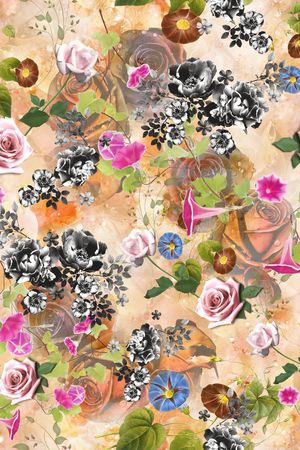 抽象印花华亿平台图片